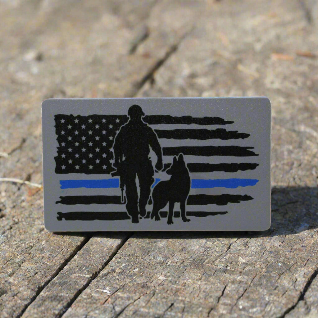 Blue Line K9 hitch cover