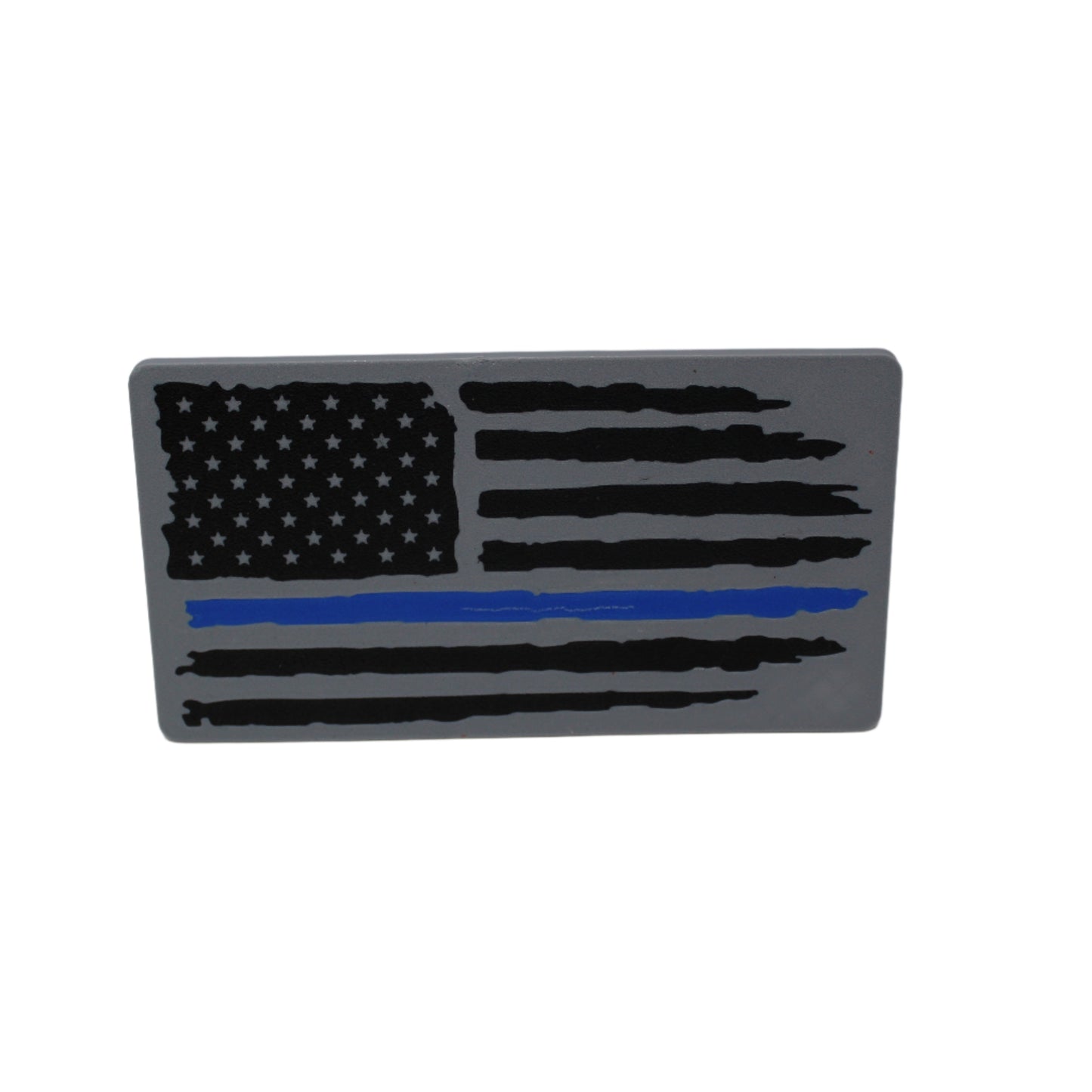 Blue Line flag hitch cover