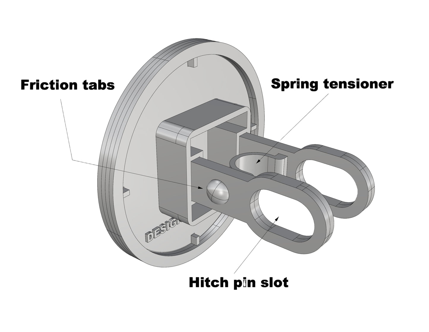 In-N-Out hitch cover