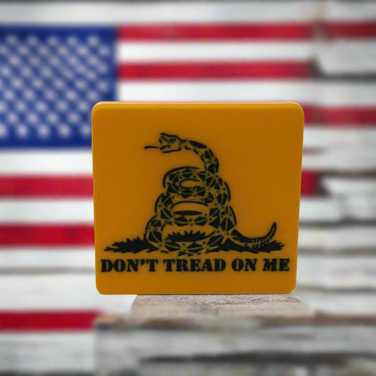 Don't tread on me hitch cover