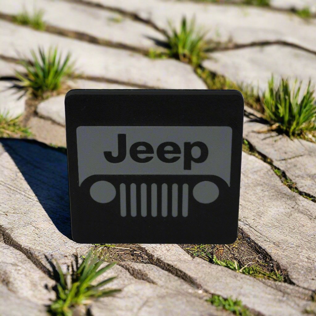 Jeep grill hitch cover