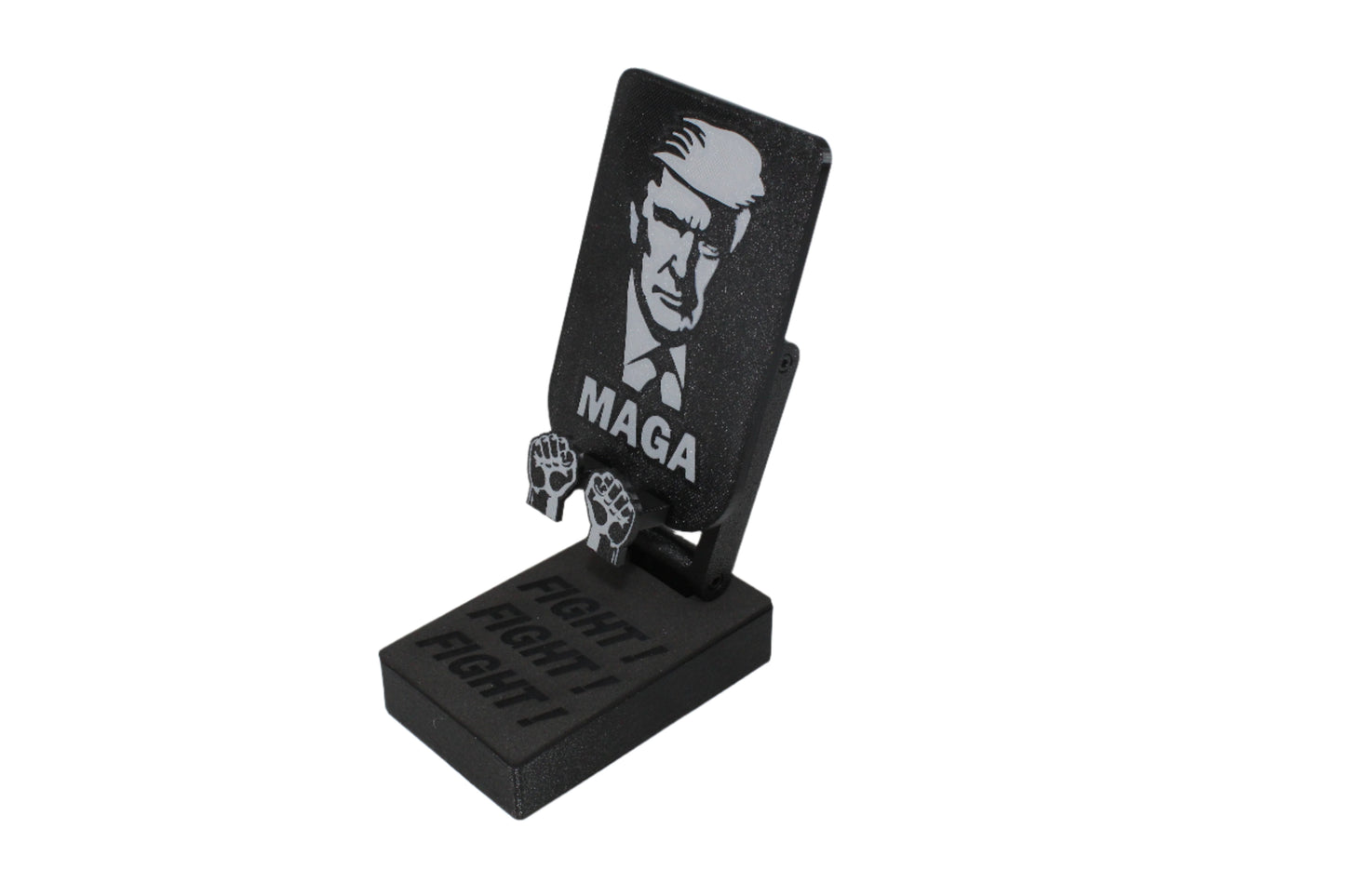 Trump fight, fight, fight, cell stand