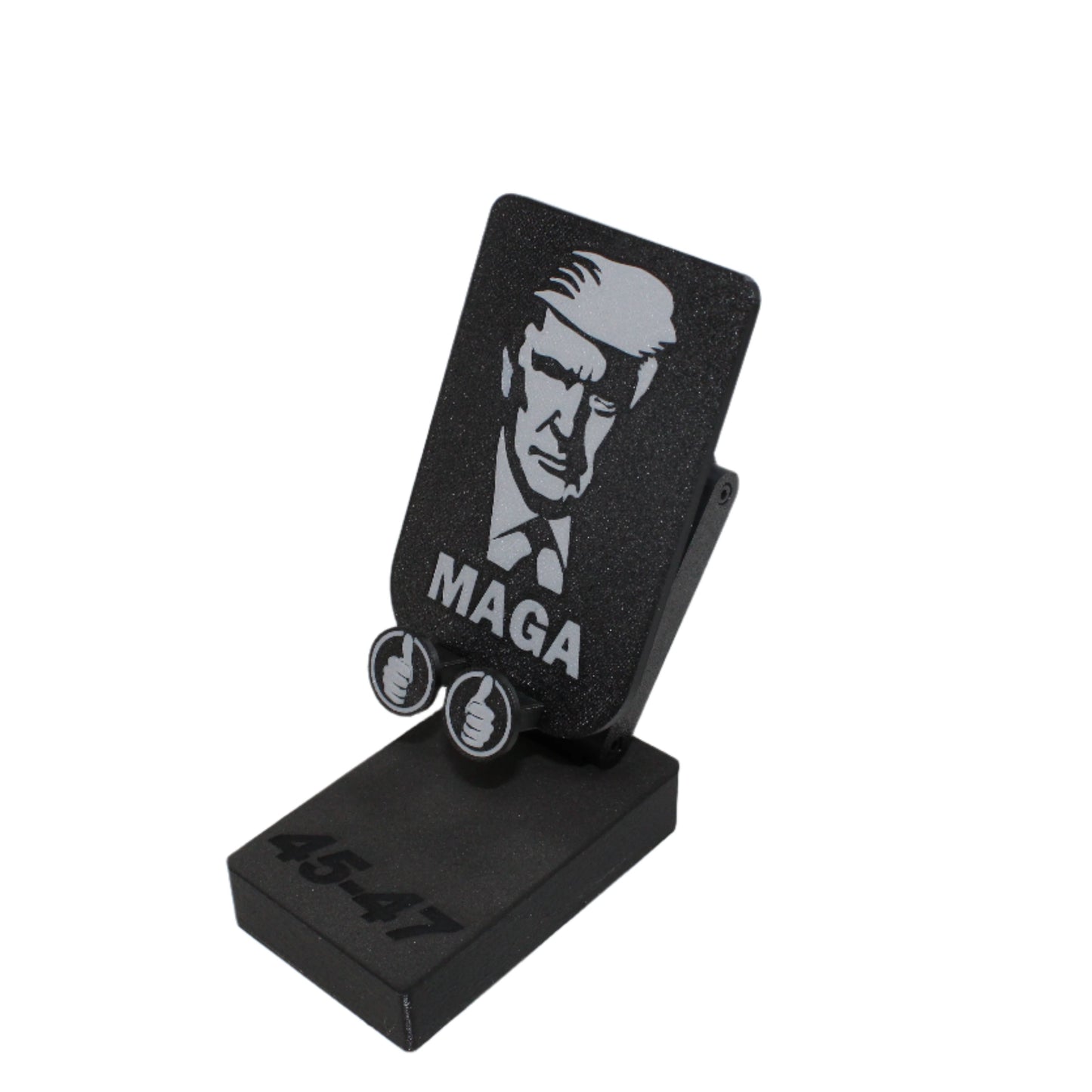 Trump thumbs up cell stand