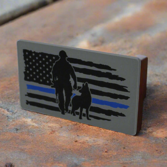 Blue Line K9 hitch cover
