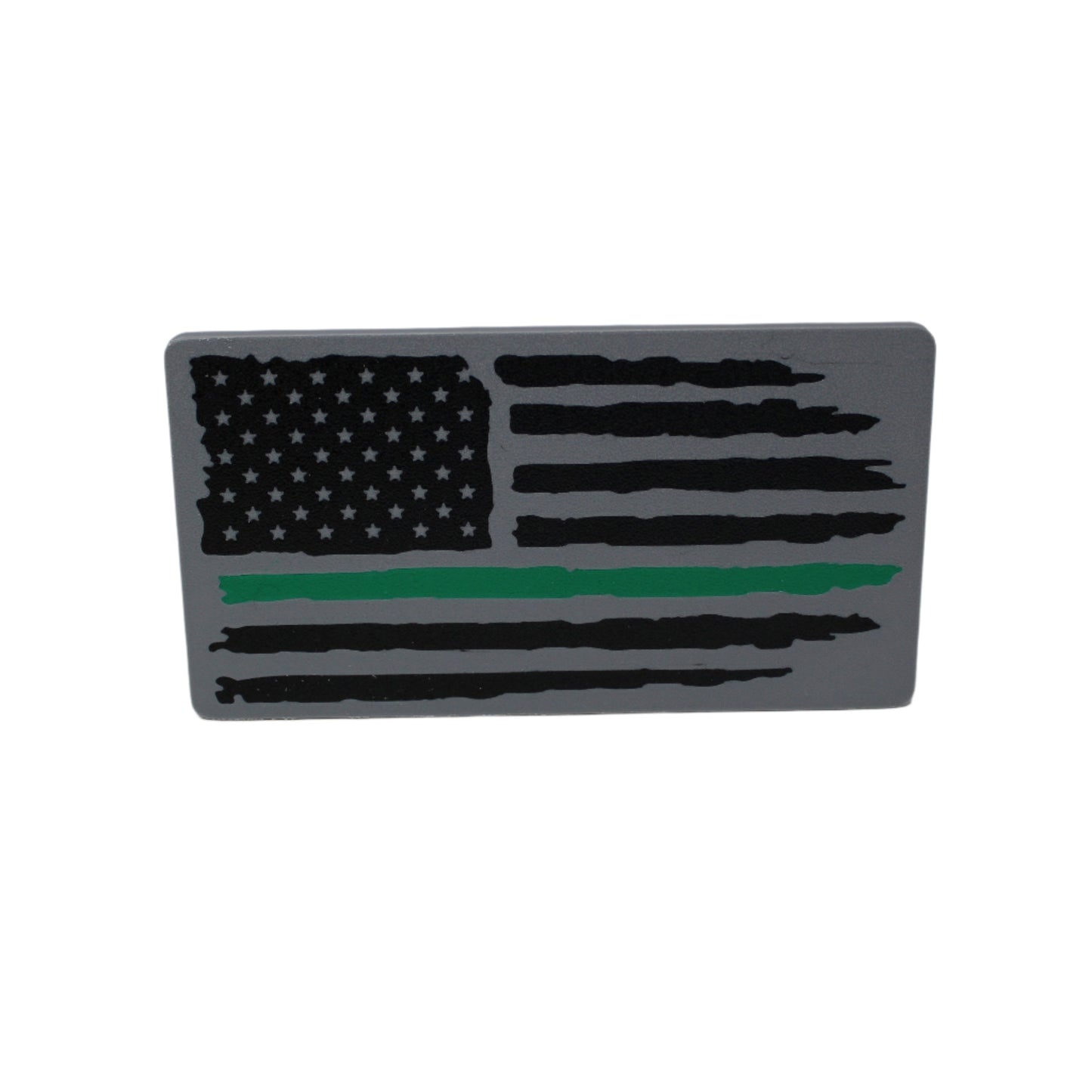 Green Line flag hitch cover