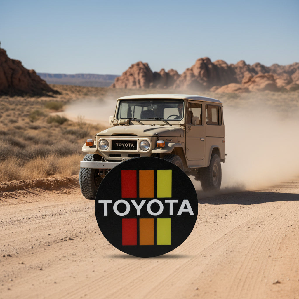 Toyota classic hitch cover - round