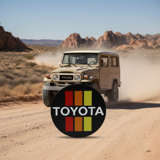 Toyota classic hitch cover - round