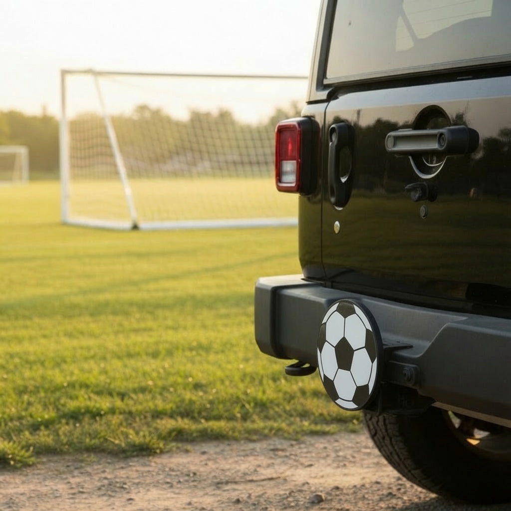 Soccer ball Hitch Cover